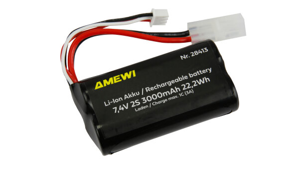 Li-Ion Akku 2S 7,4V 3000mAh Tamiya