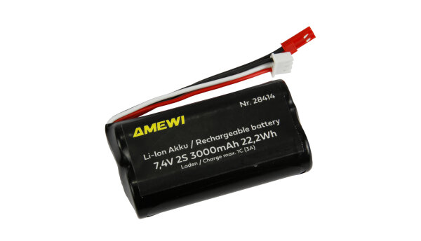 Li-Ion Akku 2S 7,4V 3000mAh BEC