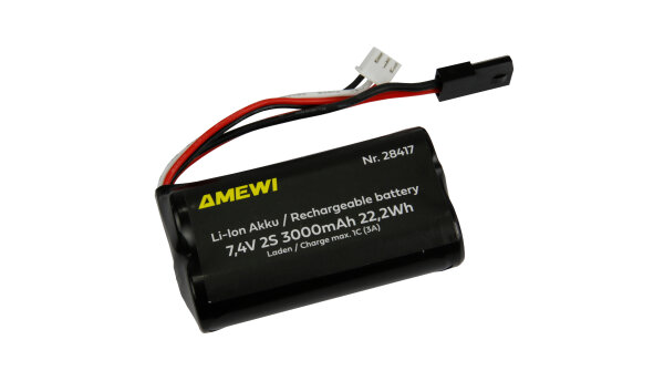 Li-Ion Akku 2S 7,4V 3000mAh 5600mAh Stecker
