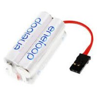 Panasonic Eneloop AA NiMH 4,8V 750mAh 4/Würfel mit Kabel und Stecker