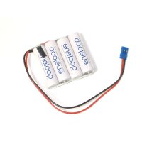 Panasonic Eneloop AA NiMh 4,8V 1900mAh 4/Reihe mit Kabel und Stecker