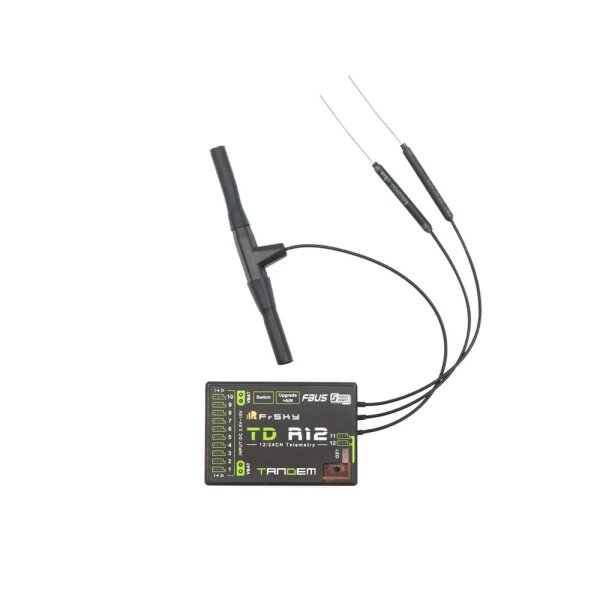 FrSky TD-R12 2,4 GHz und 868 MHz Tandem Empfänger