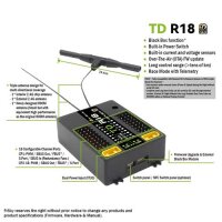 FrSky TD-R18 2,4 GHz und 868 MHz Tandem Empfänger