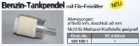 Benzin-Tankpendel m. Feinfilter