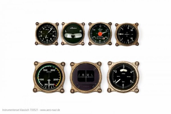 Cockpit-Instrumente klassische Form 1:4