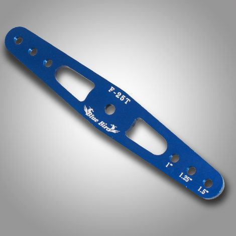 Aluminium Servo Arm Dual Sided 6 hole 25T Futaba Spline