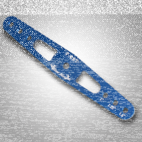 Aluminium Servo Arm Dual Sided 6 hole 25T Futaba Spline