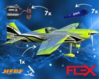 Flex Innovations Edge 540 120cc ARF, Grün Set inkl HV Servos