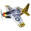 RC Factory Cartoon Warbird Mustang P-51