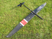 RCRCM E-Tabu Spw. 2.976m GFK+ Weiss/Rot mit Schutztaschen, RC Modellflugzeug