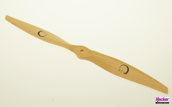 Xoar 2-Blatt elektrischer, buchenholz Prop, 22 x 10