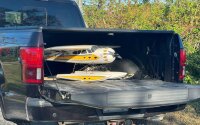 Flex Innovations AVIATOR 40E FLOAT SET W/STRUTS & LEDS yellow