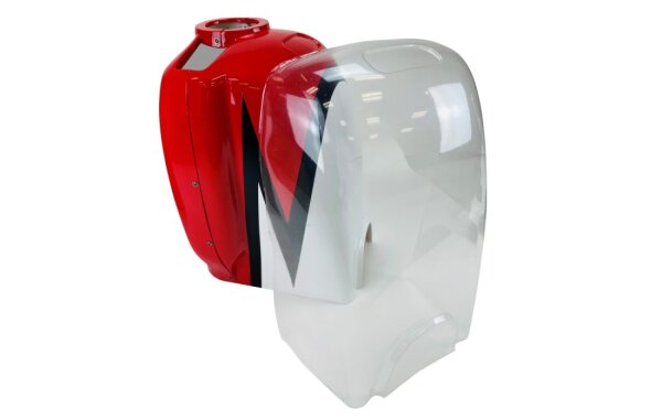 Flex Innovations CAP 232EX 70CC 2-PIECE COWLING WITH TEMPLATE, (RED)
