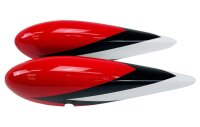 Flex Innovations CAP 232EX 70CC WHEEL PANTS W/HARDWARE, (RED)