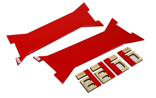 Flex Innovations ULTIMATE 70CC G2 INTERPLANE STRUT SET, JD RED