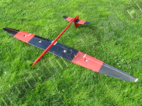 RCRCM Tomcat Spw. 2,6m CFK+(Carbon) Rot/Schwarz mit Schutztaschen