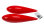 Flex Innovations ULTIMATE 70CC G2 WHEEL PANTS W/HARDWARE, JD RED