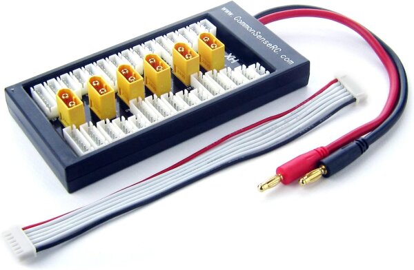Paraboard - Parallel LadeBoard for Lipos mit XT60 connectors