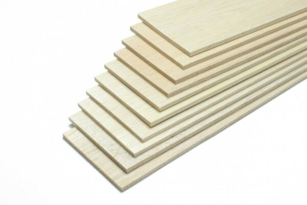 Balsa Brettchen 5,0 x 100 x 300 (VE=10St.)