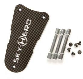 Obere Kohlefaser Li-Po Akkuhalterung für Spyder 6