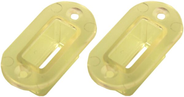 Rumpfrahmen groß, klarf für MPX-Stecker/Buchse (2 stk)