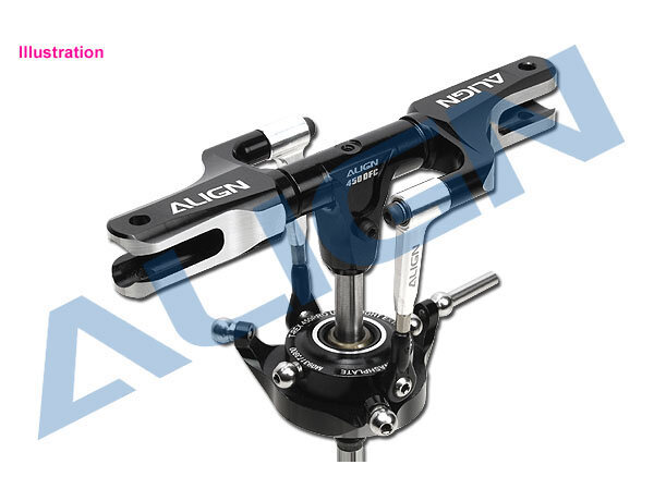 Rotorkopf Upgrade Set Schwarz: T-REX 450DFC