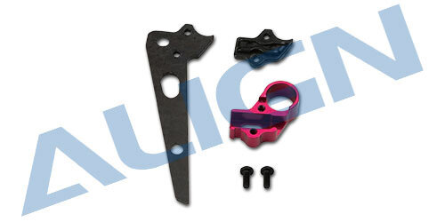 Alu Tuning Heckmotorhalter, rot T-REX 150