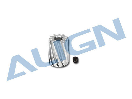 Ritzel Schrägverzahnt 12Z Ø 3,5mm Welle: T-REX 450