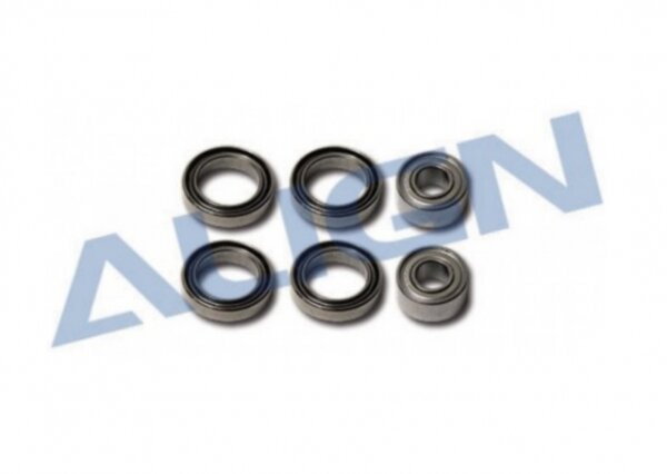 Kugellagerset (684ZZ/MR128) 4x9x4ZZ (2 stk) / 8x12x2,5 (4stk)