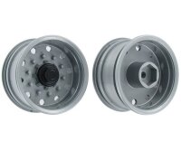 1:14 Aufliegerfelge Breitreif Silber (2 stk)