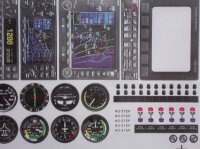 Klebebogen Cockpit-Instrumente A