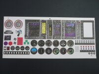 Klebebogen Cockpit-Instrumente A