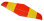 Ersatzhöhenleitwerk für Bullet/Sundowner in gelb rot