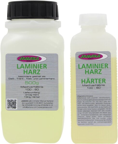 Laminierharz Härter 60 Min, 100:60, 500 g
