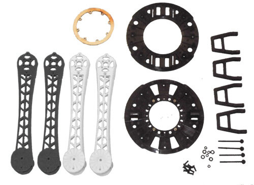 Rumpfteile Set PLUS schwarz für CloudHopper XL und SkyDancer