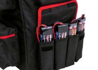 RC-Rucksack schwarz/rot 58,5x30x30 cm