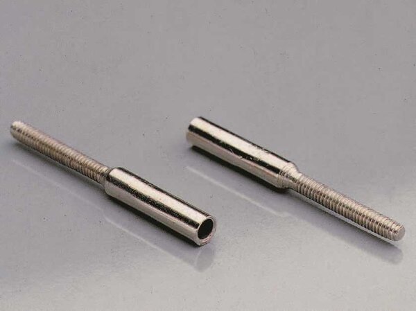 Löthülsen M4 mit Bohrung 2,2mm (2 stk)