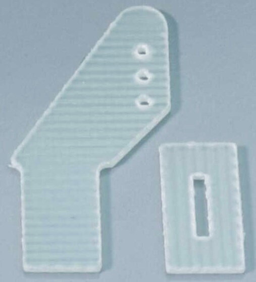 GFK St.Ruderhörner 25 x 0,8mm (5 stk)