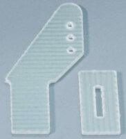 GFK St.Ruderhörner 25 x 0,8mm (5 stk)