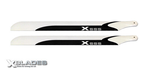 XBLADES x555 Flybarless Carbon Hauptrotorblätter