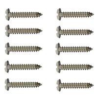 Zylinder Blechschrauben 2,2x13 10Stk Edelstahl Schlitz