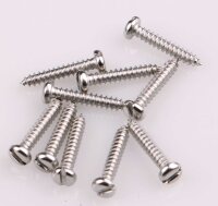 Zylinder Blechschrauben 2,2x13 10Stk Edelstahl Schlitz