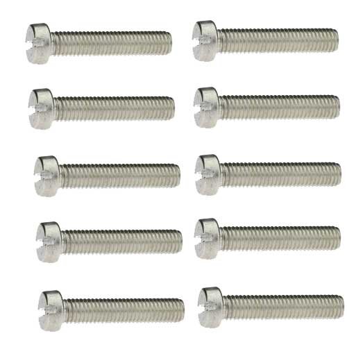 Zylinder Schrauben M2.5x30 10Stk Edelstahl Schlitz