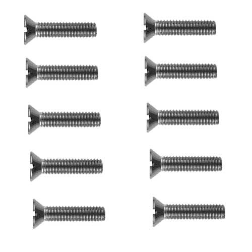 Senkkopfschrauben M2x4 10Stk Edelstahl Schlitz
