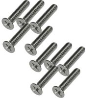 Senkkopfschrauben M2x10 10Stk Edelstahl