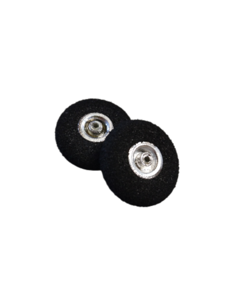 Moosräder 20mm, chrom, 2 stück