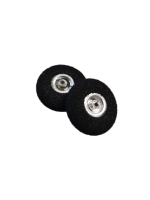 Moosräder 20mm, chrom, 2 stück