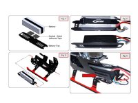 SAB Goblin 500 CFK Akkuruträger (2 stück)