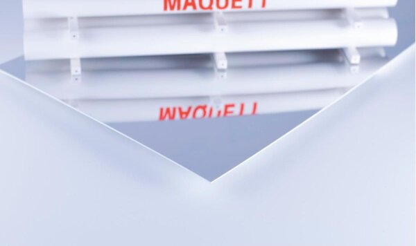 Styrol Platte, Silberfolienbeschichtet 320x194x1,0mm