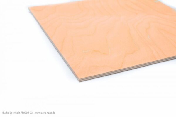 Flugzeugsperrholz Buche 3,0x600x300mm